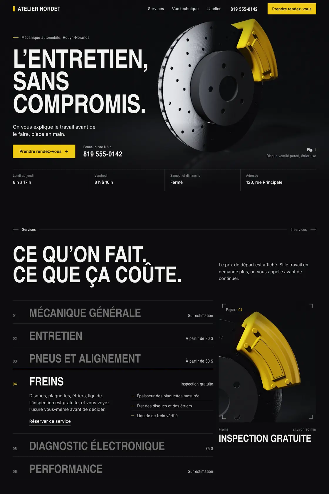 Le modèle Garage sur ordinateur